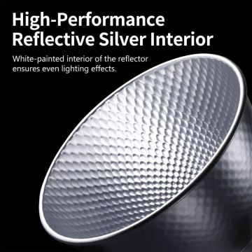 Ulanzi HT002 7 inç Standart Bowens Tipi Işık Reflektör ve Difüzör - L008