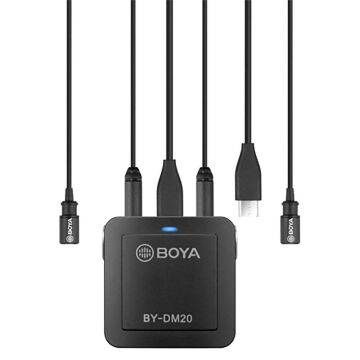 Boya BY-DM20 Pc Telefon İkili Yaka Mikrofonu Kit