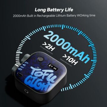 PHOTOOLEX Black Samurai TOFU RGB LED Video Işığı - TOFU-BS