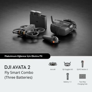 DJI Avata 2 Fly Smart Combo (Three Batteries)