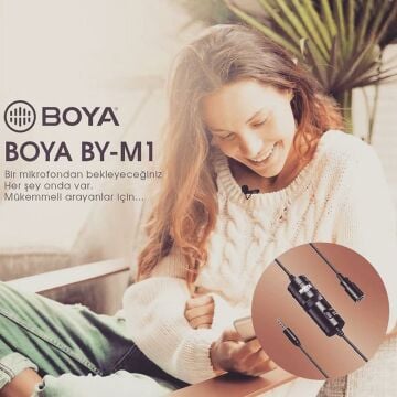 Boya BY-M1 Yaka Mikrofonu