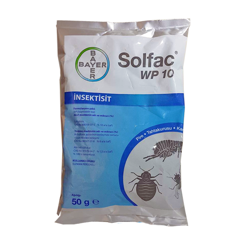 Kene İlacı Bayer Solfac WP 10 50 Gr