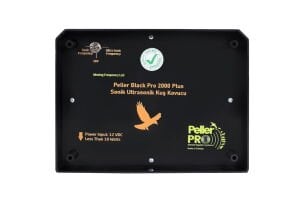 ﻿Peller Black Pro 2000 Plus Sonik Ultrasonik Kuş Kovucu Kuş Kontrol Sistemi