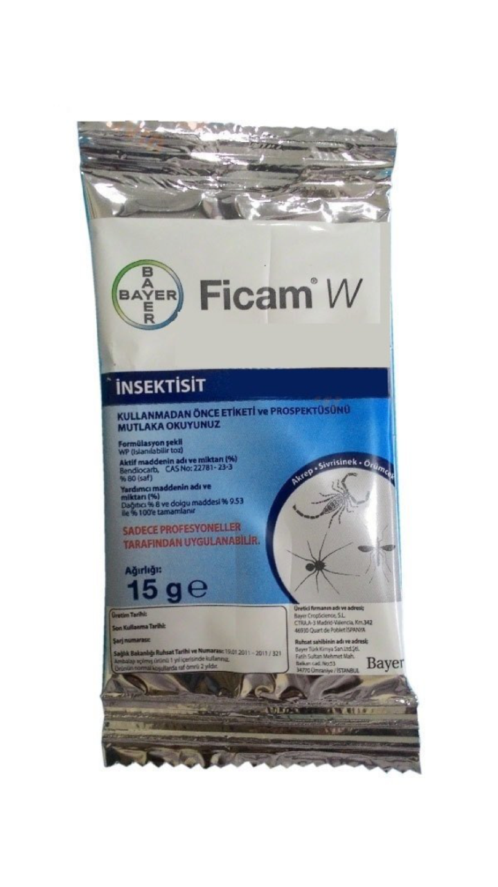 Bayer Ficam W Hamam Böceği Toz İlaç 15 Gr