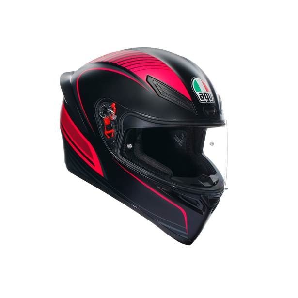 Agv K1S Warmup Black Pink Kapalı Kask