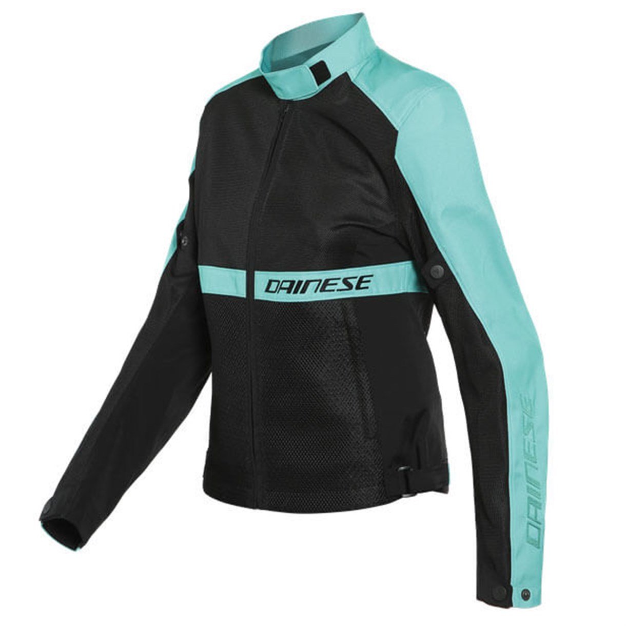 Dainese Ribelle Air Kadın Tekstil Mont Black Acqua Green