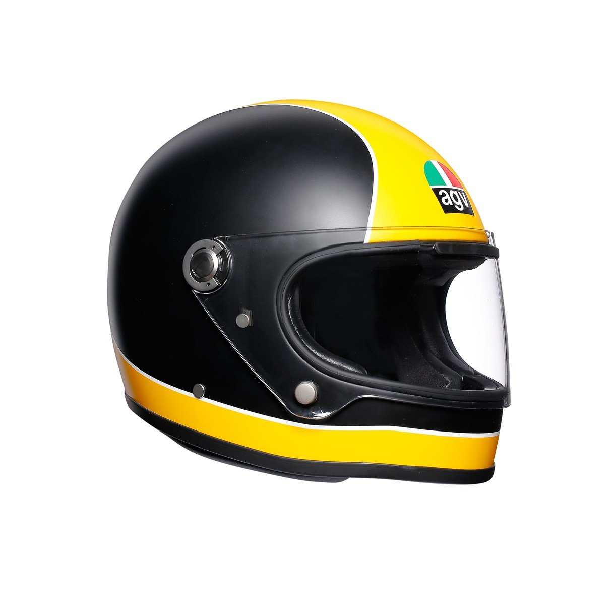 Agv X3000 Multi Super AGV Matt Black Yellow Kapalı Kask