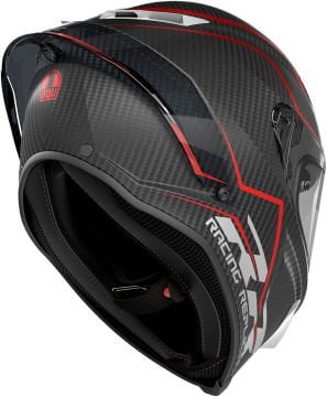 AGV Pista GP RR Performante Carbon Kapalı Kask Siyah-Kırmızı