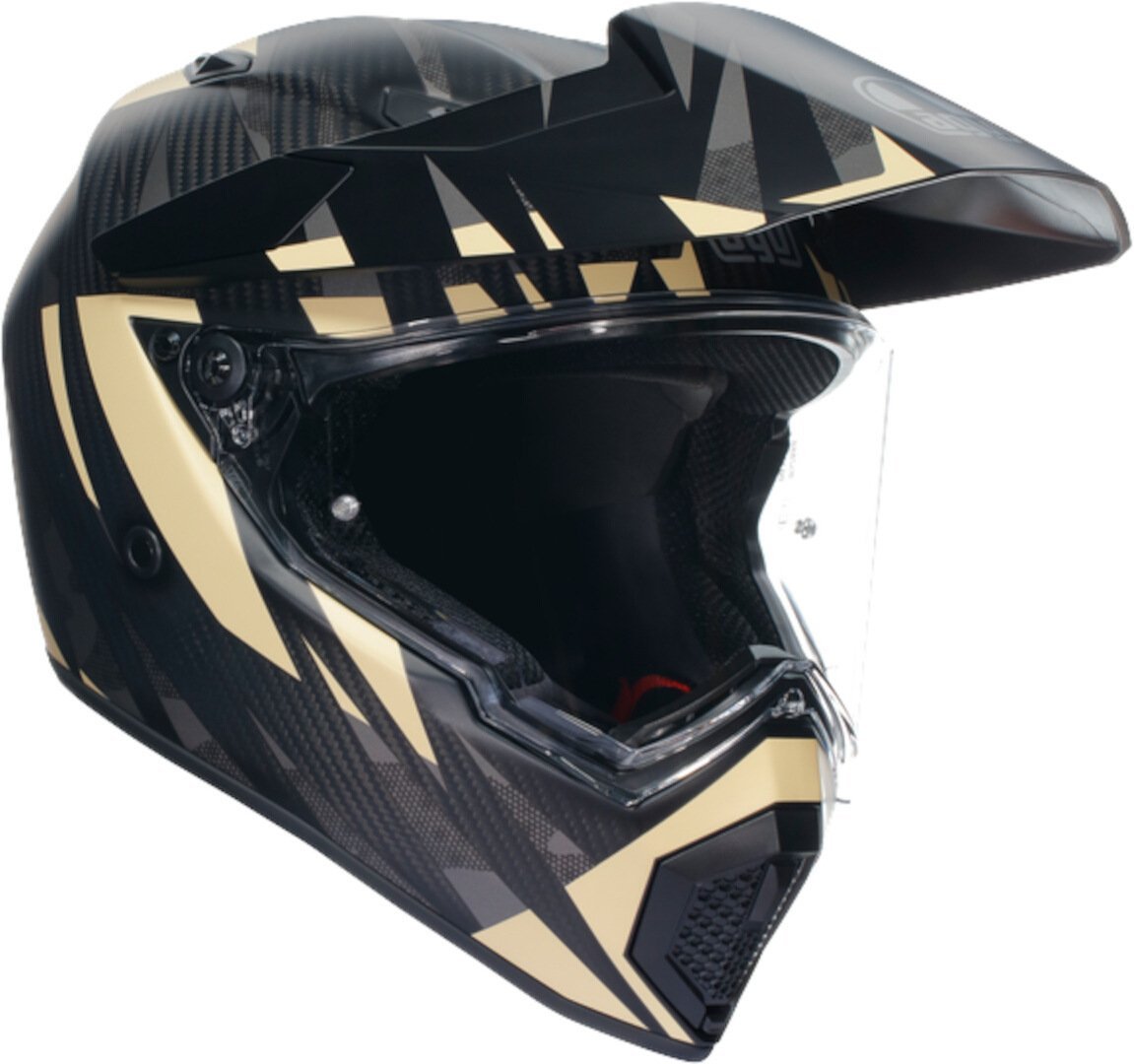 AGV AX-9 Steppa 06 Kapalı Kask Mat Siyah-Bej