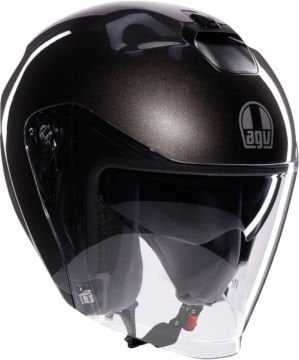 AGV Irides Mono Logo Jet Açık Kask Gri