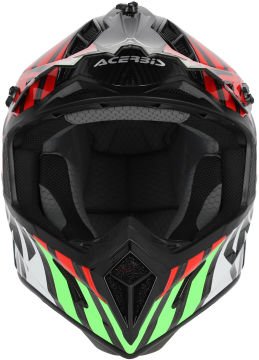 Acerbis Steel Carbon Motocross Kask Kırmızı