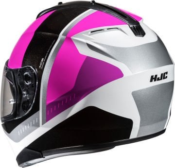 HJC C70N Kapalı Kask Alia Beyaz-Pembe-Siyah