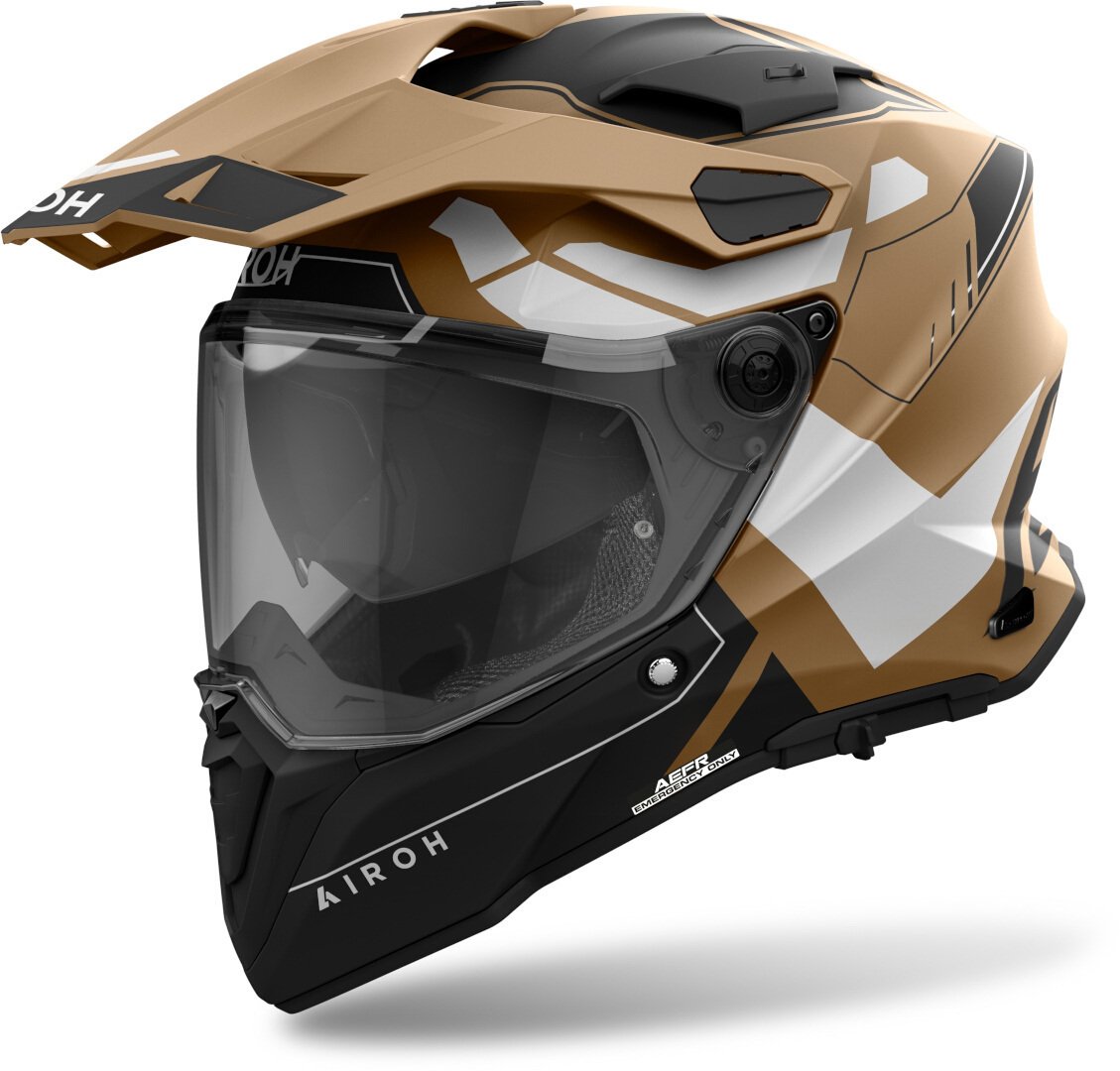 Airoh Commander 2 Reveal Kask Mat Bronz