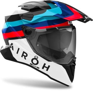 Airoh Commander 2 Doom Kask Beyaz/Mavi