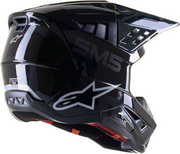 Alpinestars S-M5 Kapalı  Kask Rover Motocross Siyah-Gri