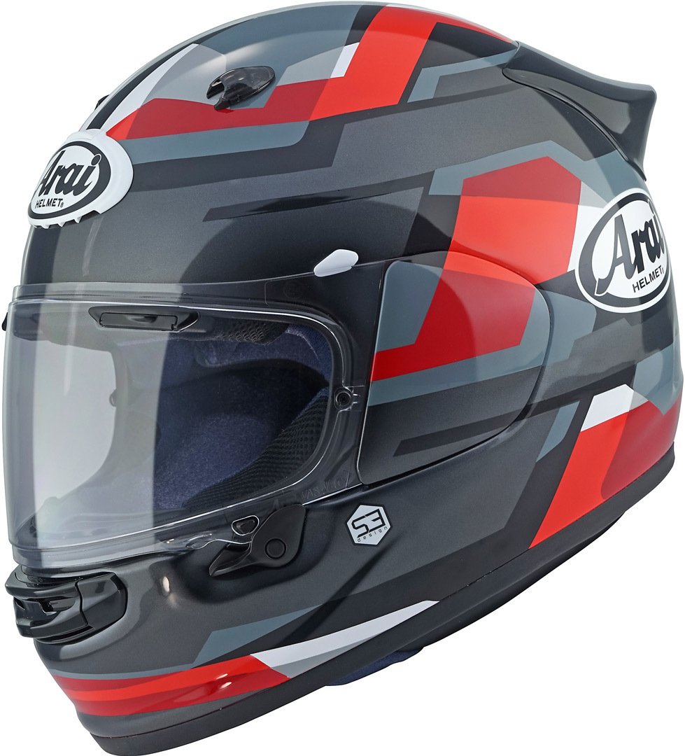 Arai Quantic Abstract Red Kapalı Kask