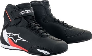 Alpinestars Sektör Motosiklet Ayakkabı Siyah/Kırmızı