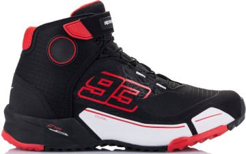 Alpinestars MM93 CR-X Drystar Motosiklet Ayakkabı Siyah-Kırmızı-Beyaz