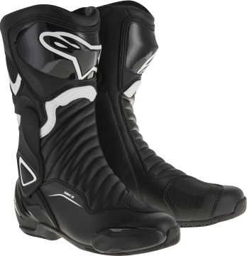 Alpinestars SMX-6 V2 Motosiklet Botu Siyah-Beyaz