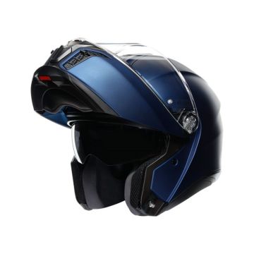 Agv Tourmodular Solid Mplk Galassia Blue Matt Çene Açılır Kask