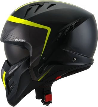 Suomy Armor Crew Kask Siyah/Sarı