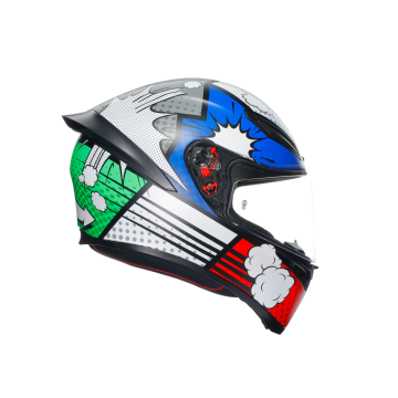 Agv K1 S Bang Matt Blue Kapalı Kask