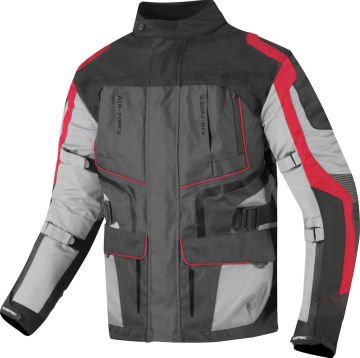 Berik Safari Waterproof 3in1 Motosiklet Mont Siyah/Kırmızı