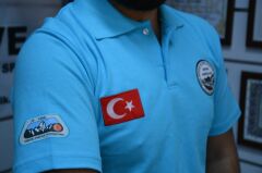 Zirve Dağcılık Turkuaz Yakalı Tişört