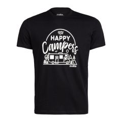 Evolite Happy Campers T-shirt-Siyah