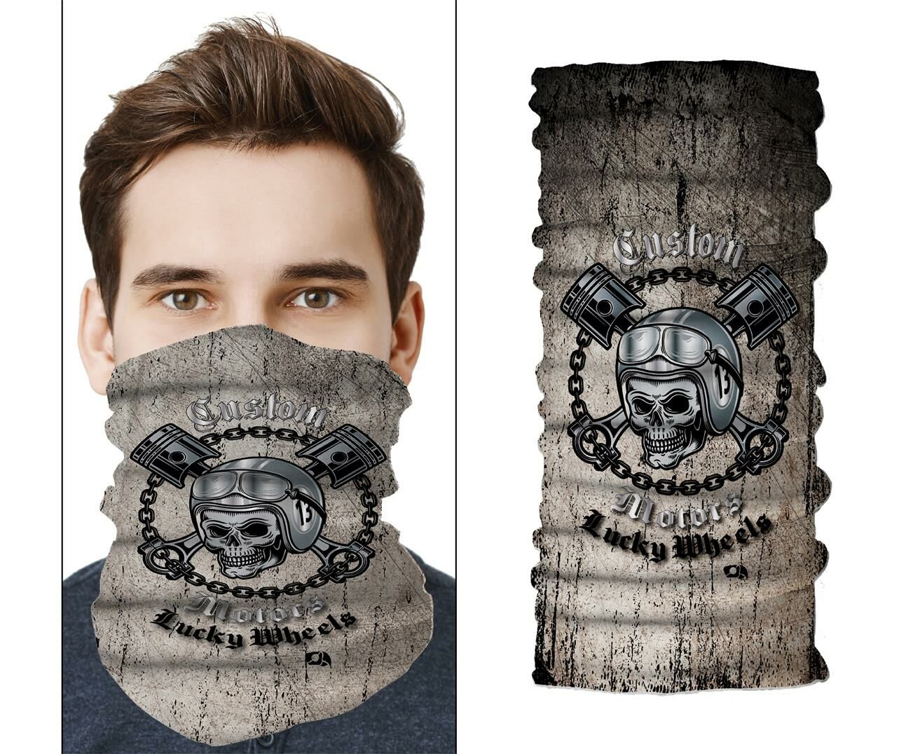 Pirate & Parrot Wheel Unisex Bandana