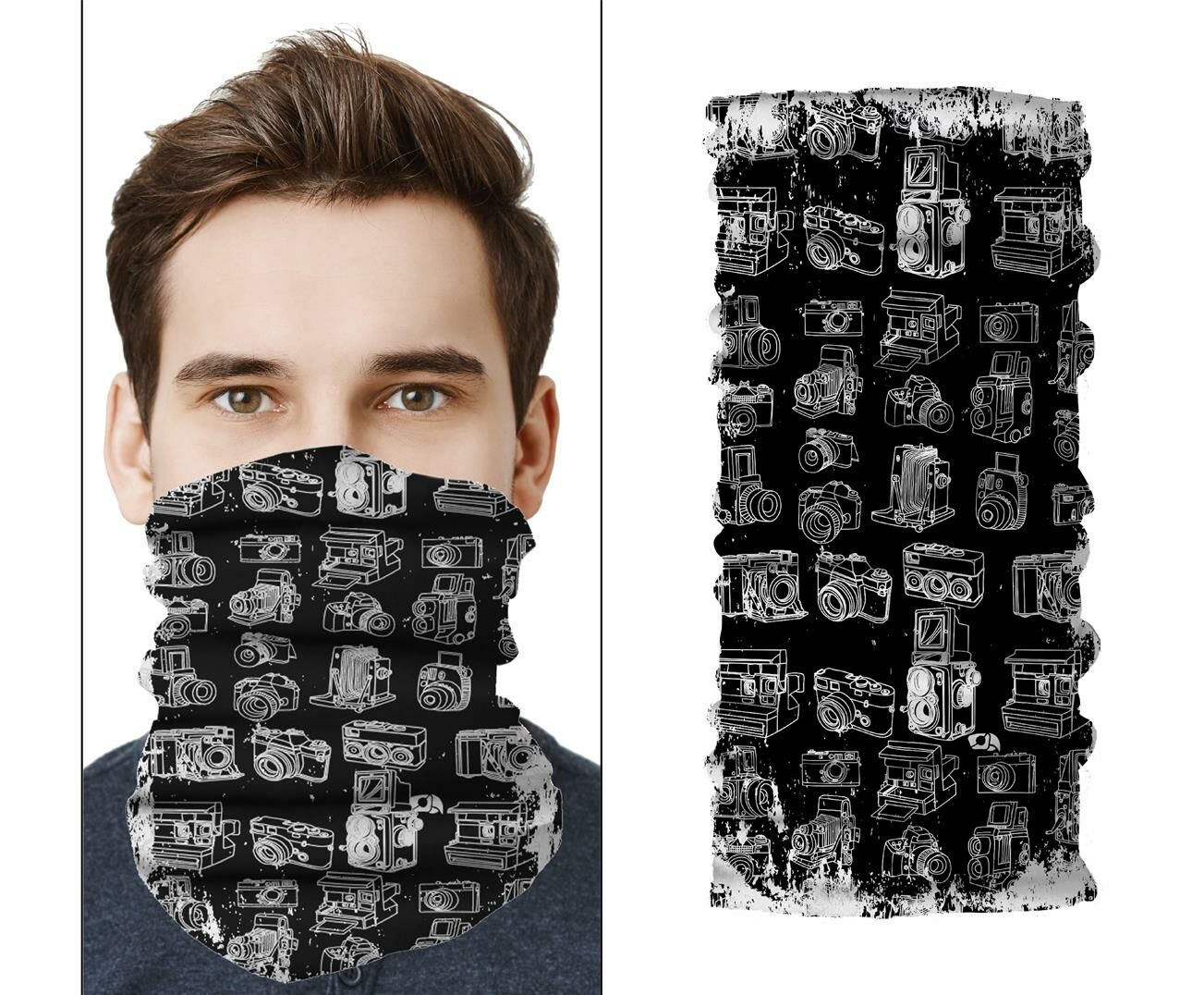 Pirate & Parrot Photo Unisex Bandana