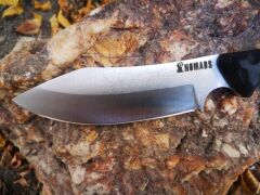 Nomads Ilanku Siyah El Yapımı Inox 4116 Paslanmaz Çelik Bushcraft Bıçak Av ve Kamp Bıçağı
