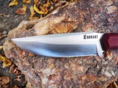 Nomads Kapgışay Kırmızı El Yapımı Inox 4116 Paslanmaz Çelik Bushcraft Bıçak Av ve Kamp Bıçağı