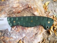 Nomads Aka Yeşil El Yapımı Inox 4116 Paslanmaz Çelik Bushcraft Bıçak Av ve Kamp Bıçağı