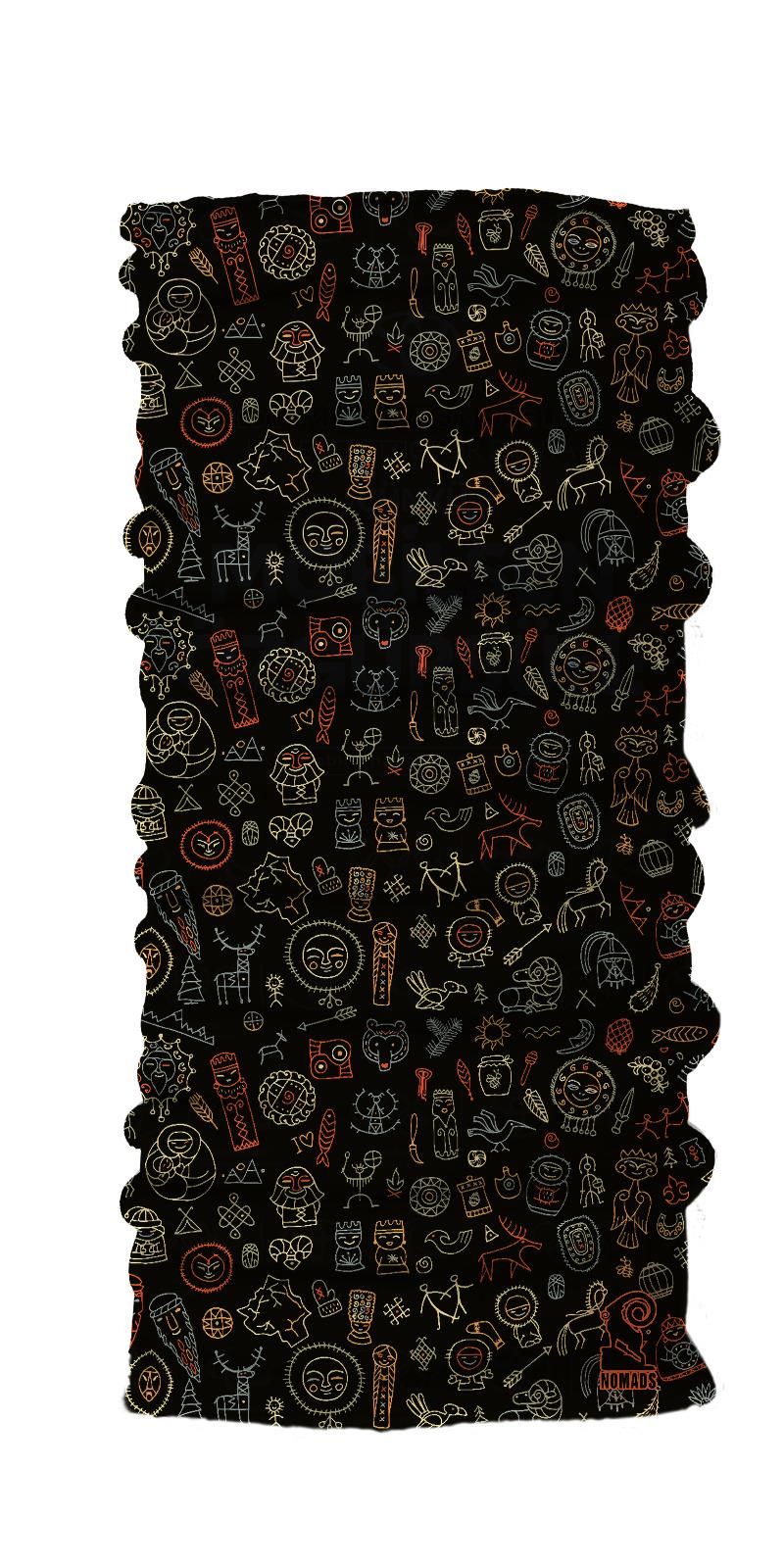 Nomads Curuk (Kaya Resmi) Motifli Bandana