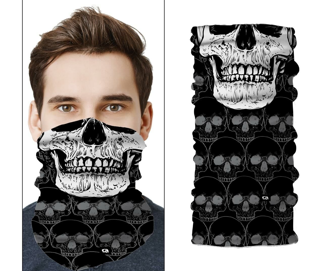 Pirate & Parrot Skull Twist Bandana