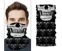 Pirate & Parrot Skull Twist Bandana
