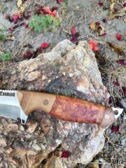 Nomads 1020 El Yapımı N690 Çelik Bushcraft Bıçak Av ve Kamp Bıçağı