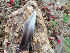 Nomads 1020 El Yapımı N690 Çelik Bushcraft Bıçak Av ve Kamp Bıçağı