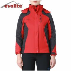 Evolite Diva Bayan 3in1 Gri/Kırmızı Mont (Teşhir ürünü)