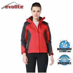 Evolite Diva Bayan 3in1 Gri/Kırmızı Mont (Teşhir ürünü)