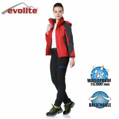 Evolite Diva Bayan 3in1 Gri/Kırmızı Mont (Teşhir ürünü)