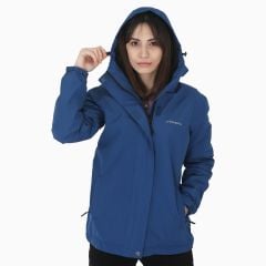 Utopeak Quest Su Geçirmez Kadın Ceket / İndigo (Teşhir ürünü)