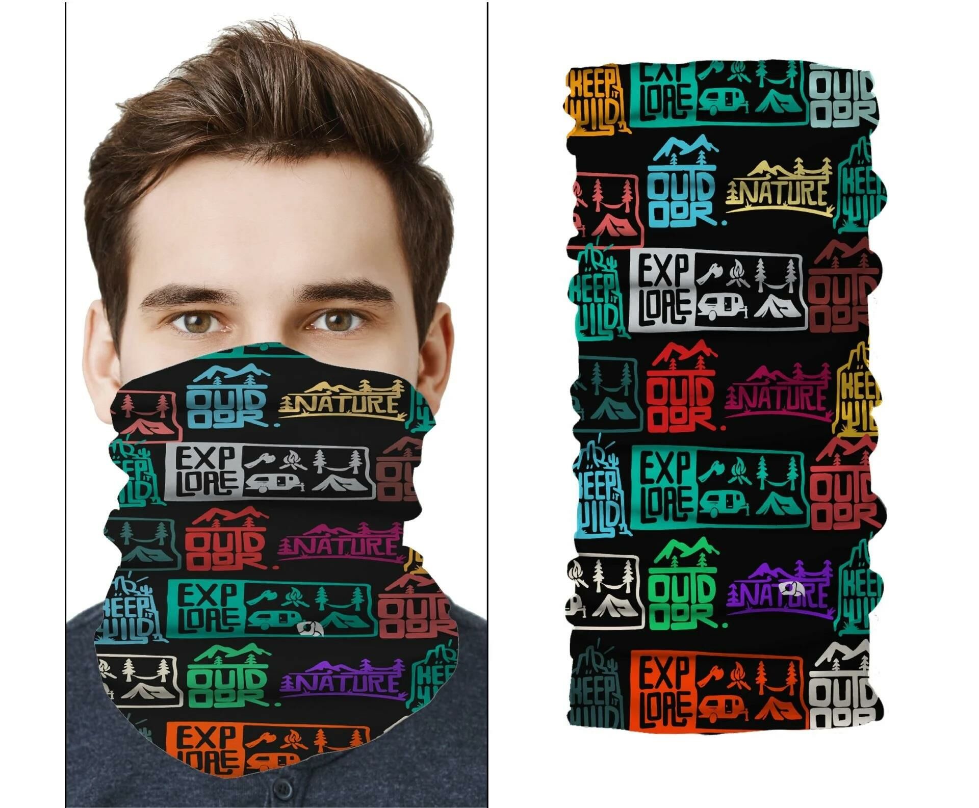 Pirate & Parrot Nature Unisex Bandana