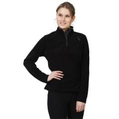 Evolite Fuga Bayan Mikro Polar Sweater - Siyah