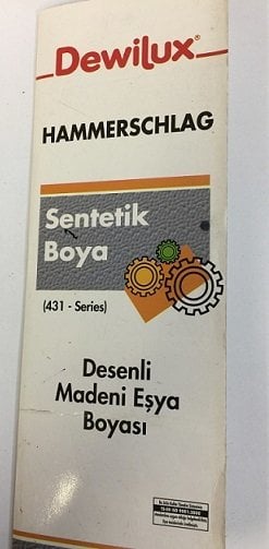 HAMMERSLAG BOYA KATALOĞU