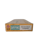 KALE KİLİT   269 P WC 35 mm İÇ KAPI GÖMME KİLİDİ (DAR TİP), PVC WC KAPILARI İÇİN 35 mm Krom Karşılıksız(Kopya)