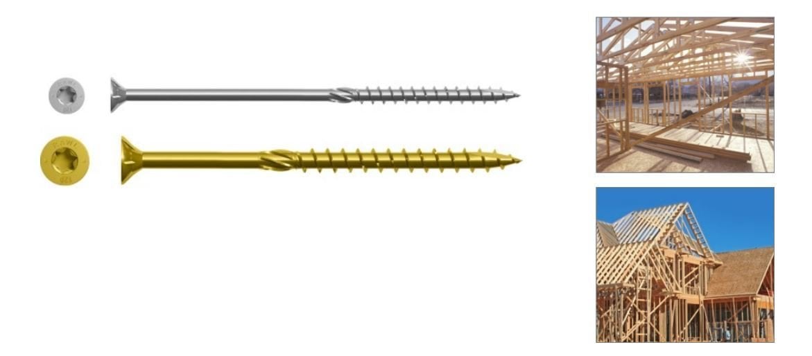 6x60 Torx Ahşap Vidası 200 adet