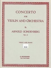 Concerto For Violin & Orchestra by Arnold SCHOENBERG Op 36