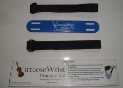 4/4 -1/2 Keman Sol Bilek Aparatı, Bileklik Virtuoso Wrist ,tam boy ve yarım boy keman çalanlar içindir.